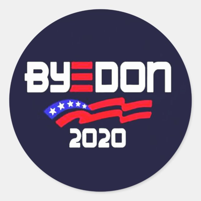 Sticker Rond ByeDon 2020 (Devant)