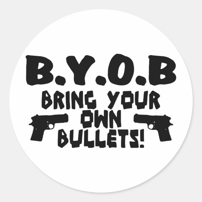 STICKER ROND BYOB (Devant)
