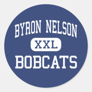 Sticker Rond Byron Nelson - chats sauvages - haut - club le