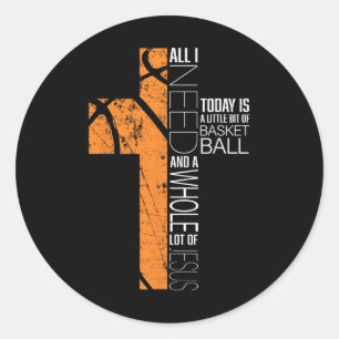 Sticker Rond Bysketbyll Christian Gifts Fun Sayings Religieux K