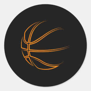 Sticker Rond Bysketbyll Novelty - Bysketbyll Player Gift Idea