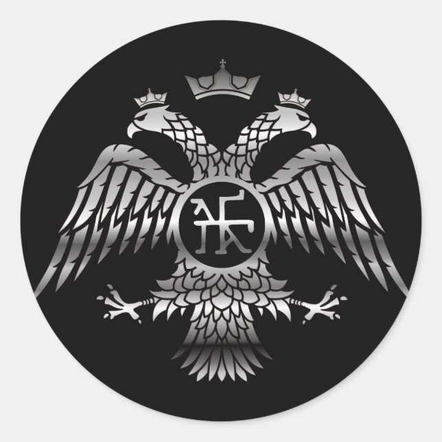 Sticker Rond byzantin (Devant)