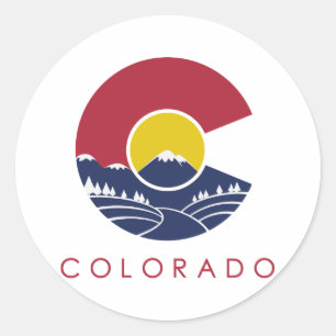 Sticker Rond C Colorado