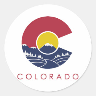 Sticker Rond C Colorado