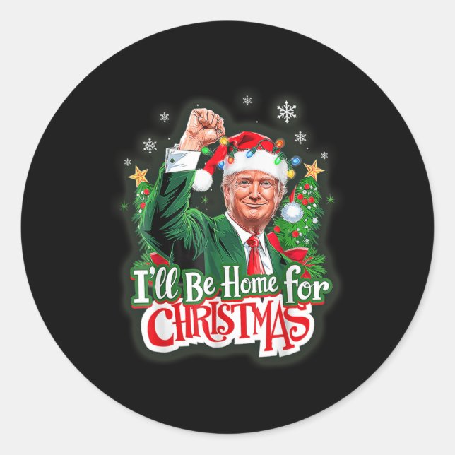 Sticker Rond Ça Commence À Ressembler Beaucoup À Ce Que Je Vous (Devant)