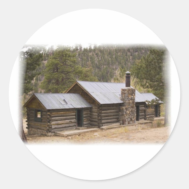 Sticker Rond Cabine de Coon Creek (Devant)