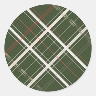 Sticker Rond Cabine en rondelle confortable traditionnelle Plai