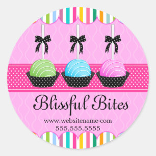 Sticker Rond Câble coloré Pops Boulangerie Câble Seaux