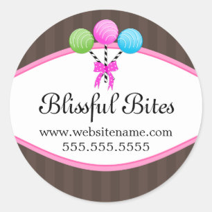 Sticker Rond Câble coloré Pops Boulangerie Câble Seaux
