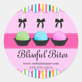 Sticker Rond Câble coloré Pops Boulangerie Câble Seaux