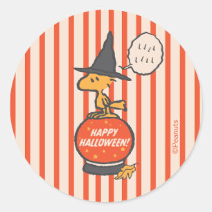 Sticker Rond cacahuètes   Vintages bandes de sorcières en bois