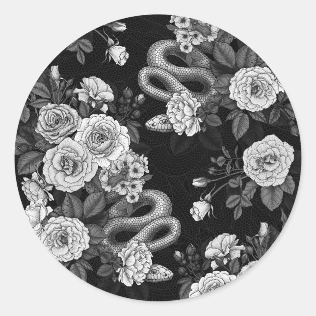 Sticker Rond Caché en rose 3 (Devant)