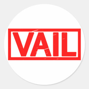 Sticker Rond Cachet de Vail