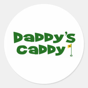 Sticker Rond Caddy 2 de papa