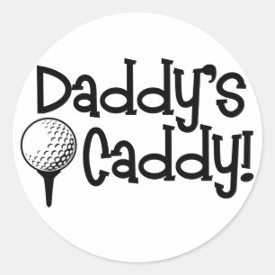 Sticker Rond Caddy de papa