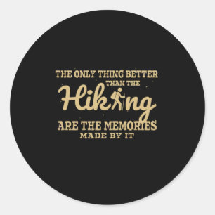 Sticker Rond Cadeau Camper La Seule Chose Meilleure Que La Ran