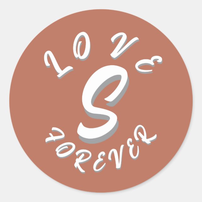 STICKER ROND CADEAU D'AMOUR MARI FEMME PETITE AMIE PETIT AMI AM (Devant)