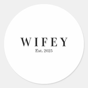 Sticker Rond cadeau d'anniversaire de femme personnalisée