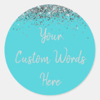 Cadeau de fête d'anniversaire personnalisé Turquoi