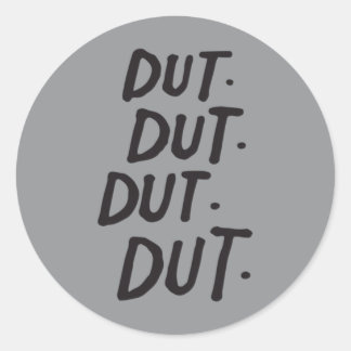 Sticker Rond Cadeau de groupe de majorettes de la ligne de corp