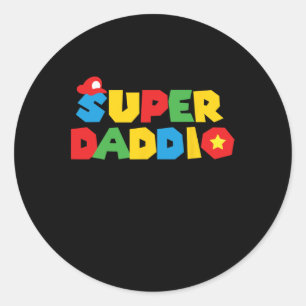 Sticker Rond Cadeau De Jour Pour Papa Cadeau De Fils Fille Enfa