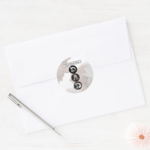 Sticker Rond Cadeau de la Fête des Pères pour Papa \ Meilleur P