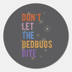 Sticker Rond Cadeau de lingerie de nuit Ne laissez pas les puna