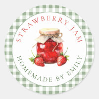 Cadeau de pot de confiture de fraise pour mariage 