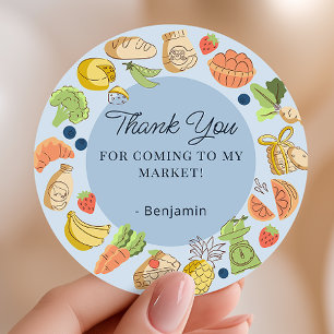 Sticker Rond Cadeau de remerciement de la fête des agriculteurs