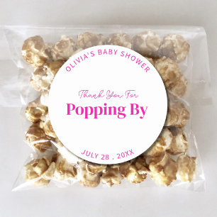 Sticker Rond Cadeau de remerciement tendance pour Baby Shower p