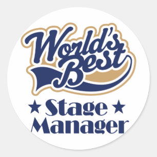 Sticker Rond Cadeau de Stage Manager