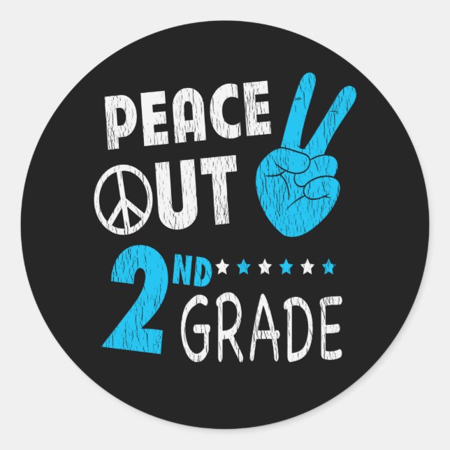 Sticker Rond Cadeau d'élève de rentrée en CE1 (Devant)