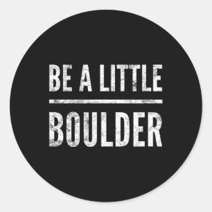 Sticker Rond Cadeau d'escalade de bloc en détresse pour enfants