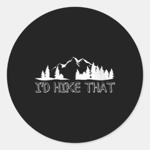 Sticker Rond Cadeau drôle d'anniversaire de femme pour un petit