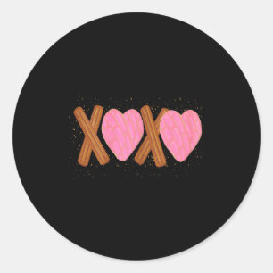 Sticker Rond Cadeau drôle de la Saint-Valentin Latinx pour conc