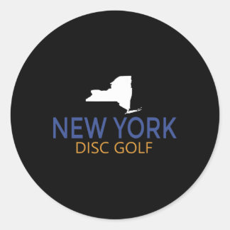 Sticker Rond Cadeau du tournoi régional de disc golf de New Yor