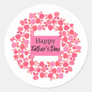 Sticker Rond Cadeau fête des pères