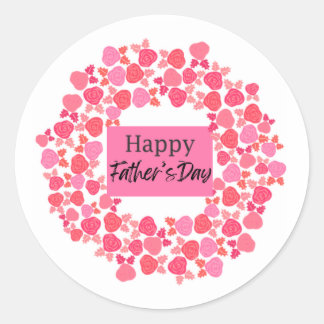 Sticker Rond Cadeau fête des pères