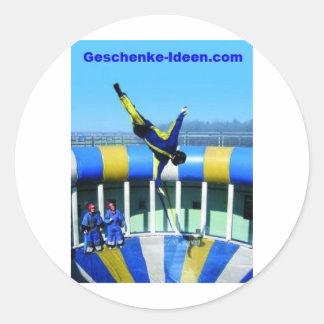 Sticker Rond Cadeau personnel