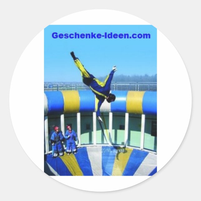 Sticker Rond Cadeau personnel (Devant)