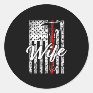 Sticker Rond Cadeau pompier   Je Joue Toujours Camions Pompier