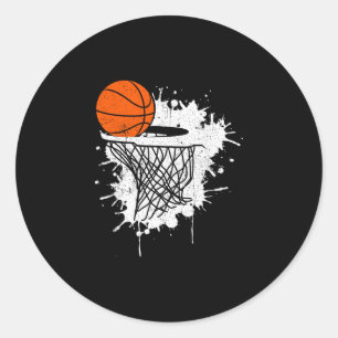 Sticker Rond Cadeau Sketll pour entraîneur joueur garçons fille