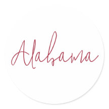 Cadeau souvenir de voyage de l'Alabama