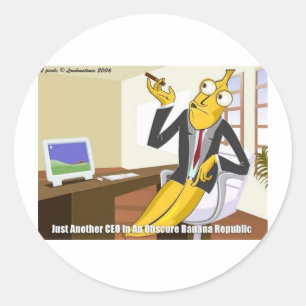 Sticker Rond Cadeaux amusants et décalés de collection pour PDG