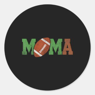 Sticker Rond Cadeaux d'anniversaire de Football Maman 1ère anné