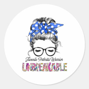 Sticker Rond Cadeaux d'appui au ruban de sensibilisation à l'ar
