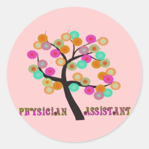 Sticker Rond Cadeaux d'assistant de médecin