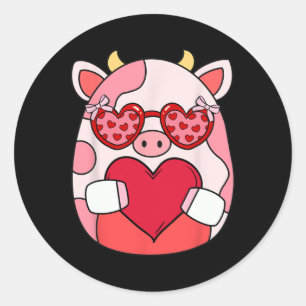 Sticker Rond Cadeaux de la Saint-Valentin Squish Squad pour enf