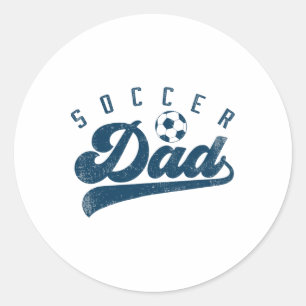 Sticker Rond Cadeaux de Papa Foot pour la Fête des Pères