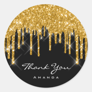 Sticker Rond Cadeaux de remerciement Nom 16ème Fête de Mariage 